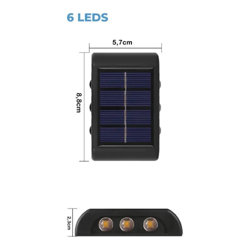 Arandela de Parede Externa à Prova d’Água Kit 2 unidades
