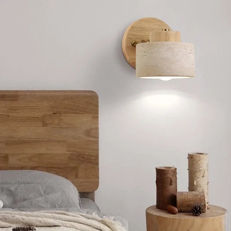 Arandela de Parede Wabi-Sabi Estilo Japonês