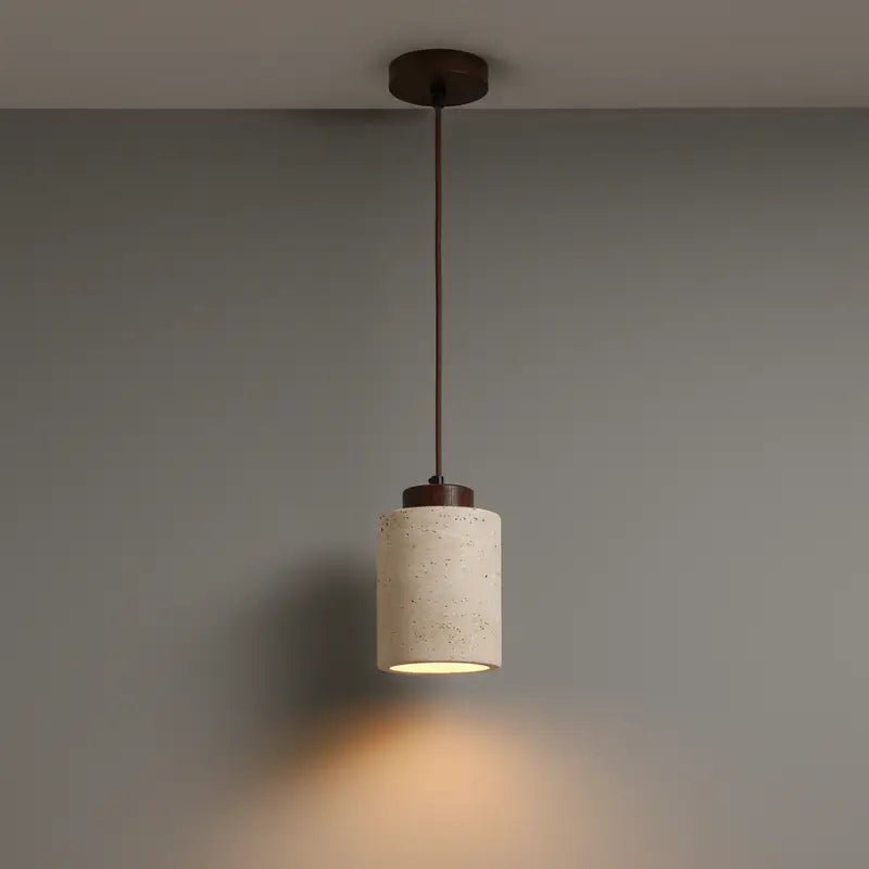 Luminária de Teto Pendente Wabi-Sabi Estilo Japonês