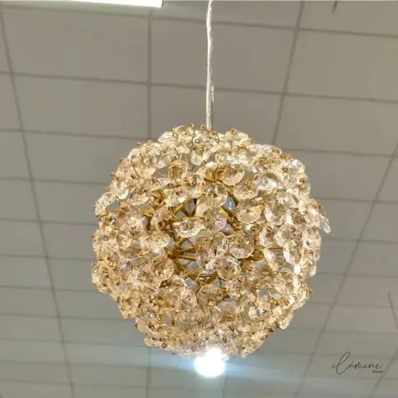 Pendente de Teto Sofisticado Dourado