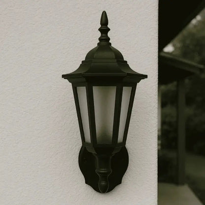 Arandela de Parede Externa Vintage Sextavada para Jardim