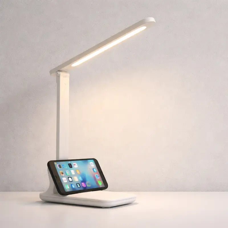 Luminária de Mesa LED Leitura Ajustável Recarregável 3 Modos