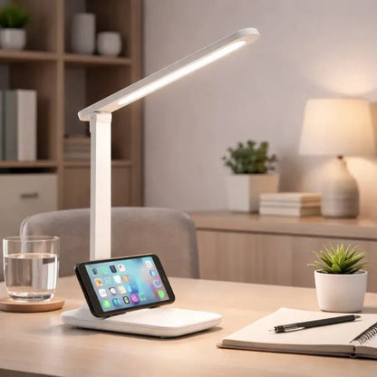 Luminária de Mesa LED Leitura Ajustável Recarregável 3 Modos