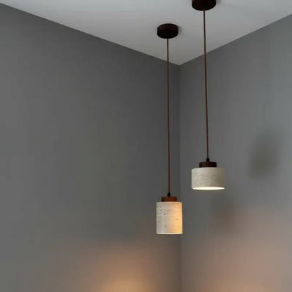 Luminária de Teto Pendente Wabi-Sabi Estilo Japonês