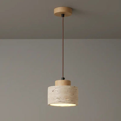 Luminária de Teto Pendente Wabi-Sabi Estilo Japonês