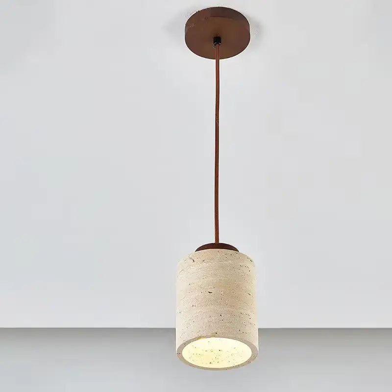 Luminária de Teto Pendente Wabi-Sabi Estilo Japonês