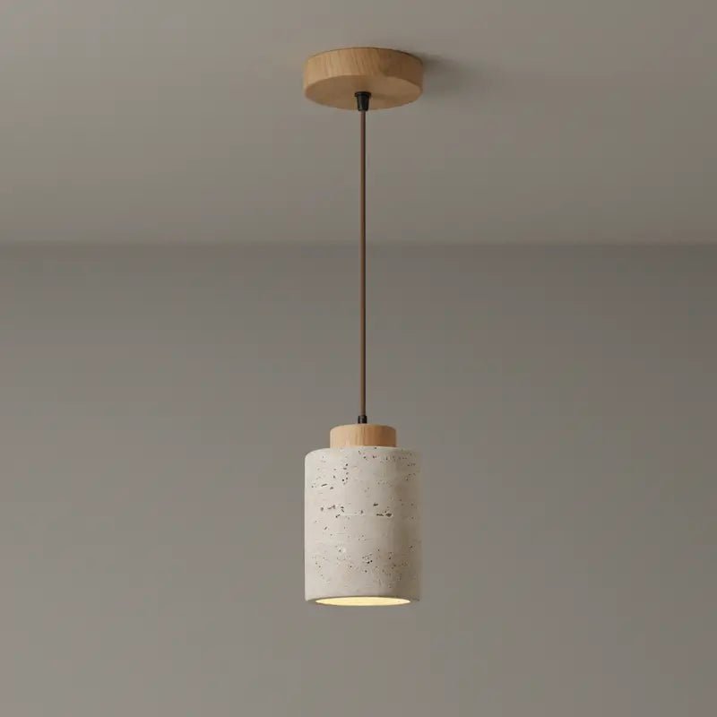 Luminária de Teto Pendente Wabi-Sabi Estilo Japonês