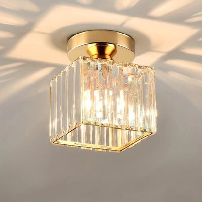 Luminária de Teto Sofisticada Cúpula de Vidro Bivolt