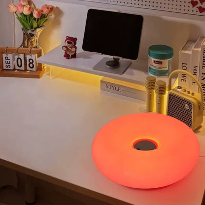 Luminária Decorativa de Mesa Donut LED USB