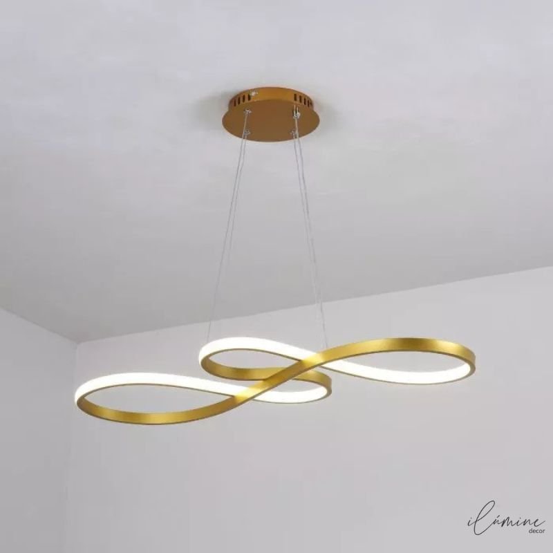 Lustre LED Pendente Infinito Luxo 45W