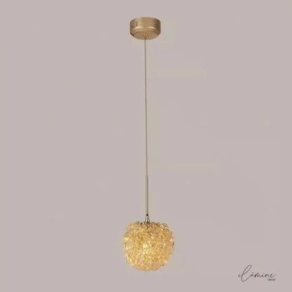 Pendente de Teto Sofisticado Dourado