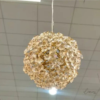 Pendente de Teto Sofisticado Dourado