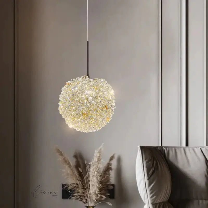 Pendente de Teto Sofisticado Dourado